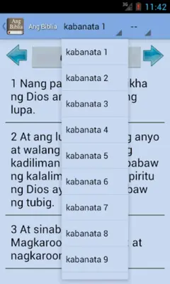 The Filipino Bible Offline android App screenshot 3