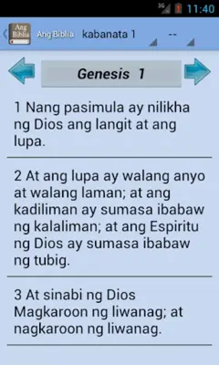 The Filipino Bible Offline android App screenshot 5